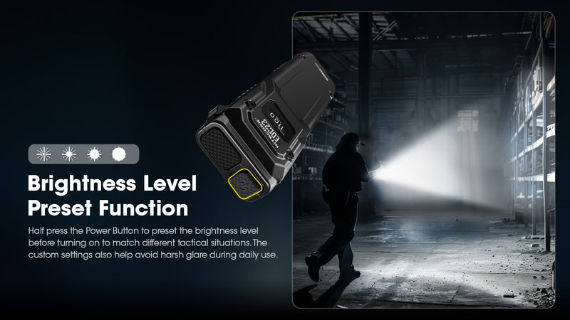 Nitecore EDC23 2500lm USB-C laetav eriti õhuke EDC taskulamp - Image 10