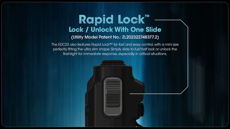 Nitecore EDC23 2500lm USB-C laetav eriti õhuke EDC taskulamp - Image 16