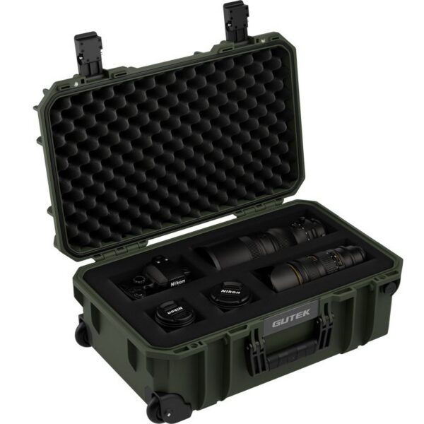 Kaitsekohver Gutek Tortoise T-300 Olive, 20 tolli, 30 liitrit - Image 6