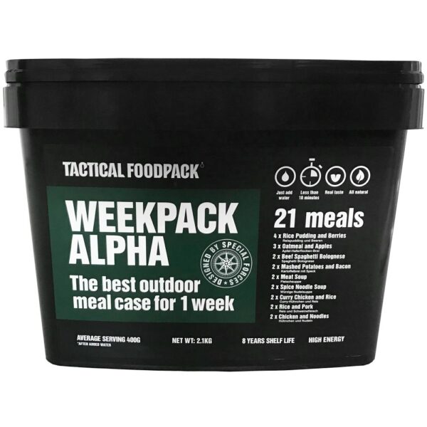 Nädala toiduvaru Tactical Foodpack WeekPack Alpha ämber