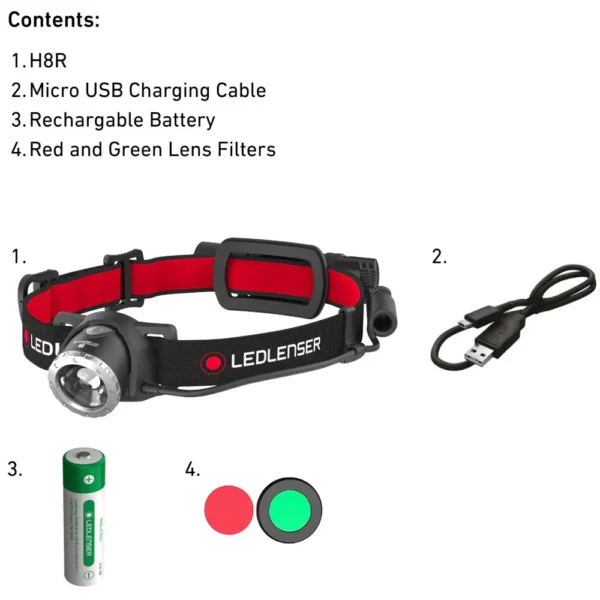 Akuga pealamp Ledlenser H8R - Image 2